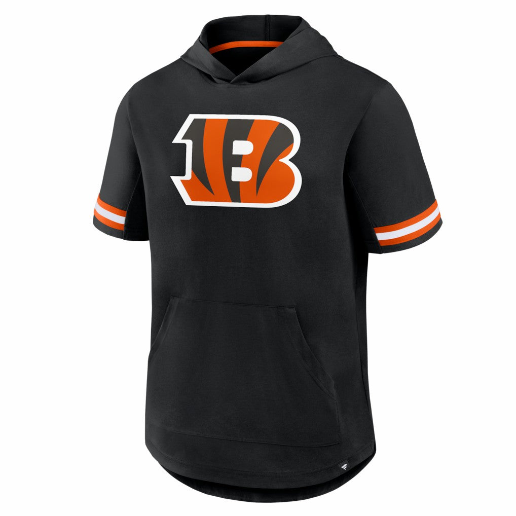 Cincinnati Bengals Optimal Play Short Sleeve Hooded T-Shirt Black - Fanatics