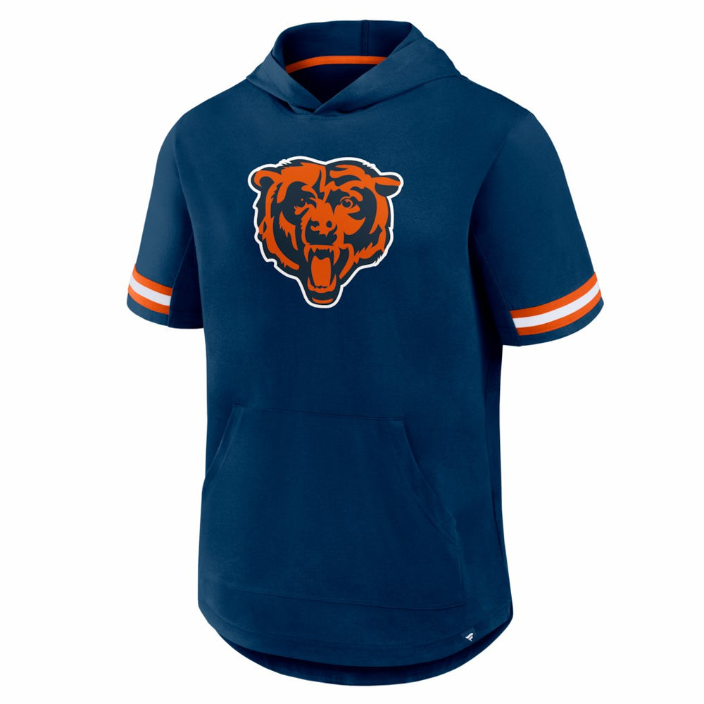 Chicago Bears Optimal Play Short Sleeve Hooded T-Shirt Navy - Fanatics