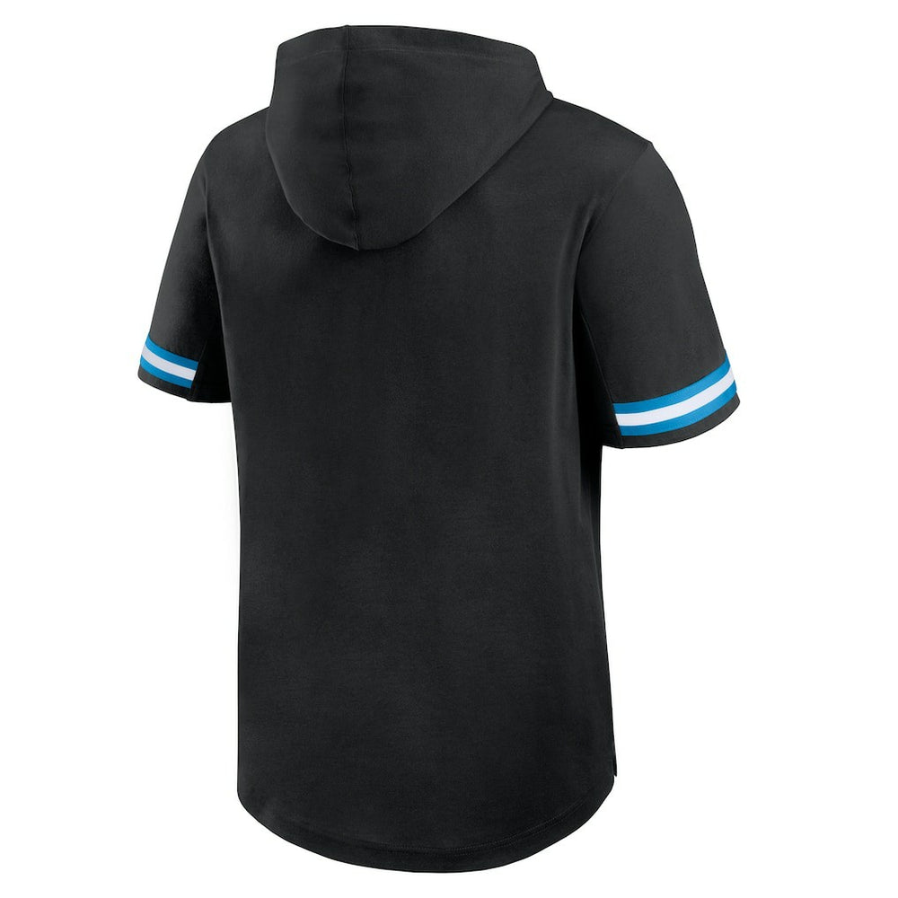 Carolina Panthers Optimal Play Short Sleeve Hooded T-Shirt Black - Fanatics