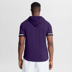 Baltimore Ravens Optimal Play Short Sleeve Hooded T-Shirt Purple - Fanatics