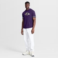 Baltimore Ravens Optimal Play Short Sleeve Hooded T-Shirt Purple - Fanatics