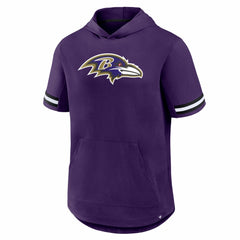 Baltimore Ravens Optimal Play Short Sleeve Hooded T-Shirt Purple - Fanatics