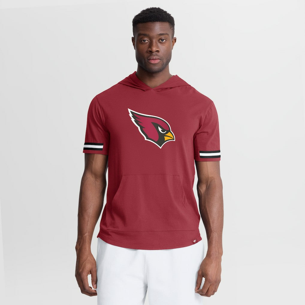 Arizona Cardinals Optimal Play Short Sleeve Hooded T-Shirt Cardinal - Fanatics