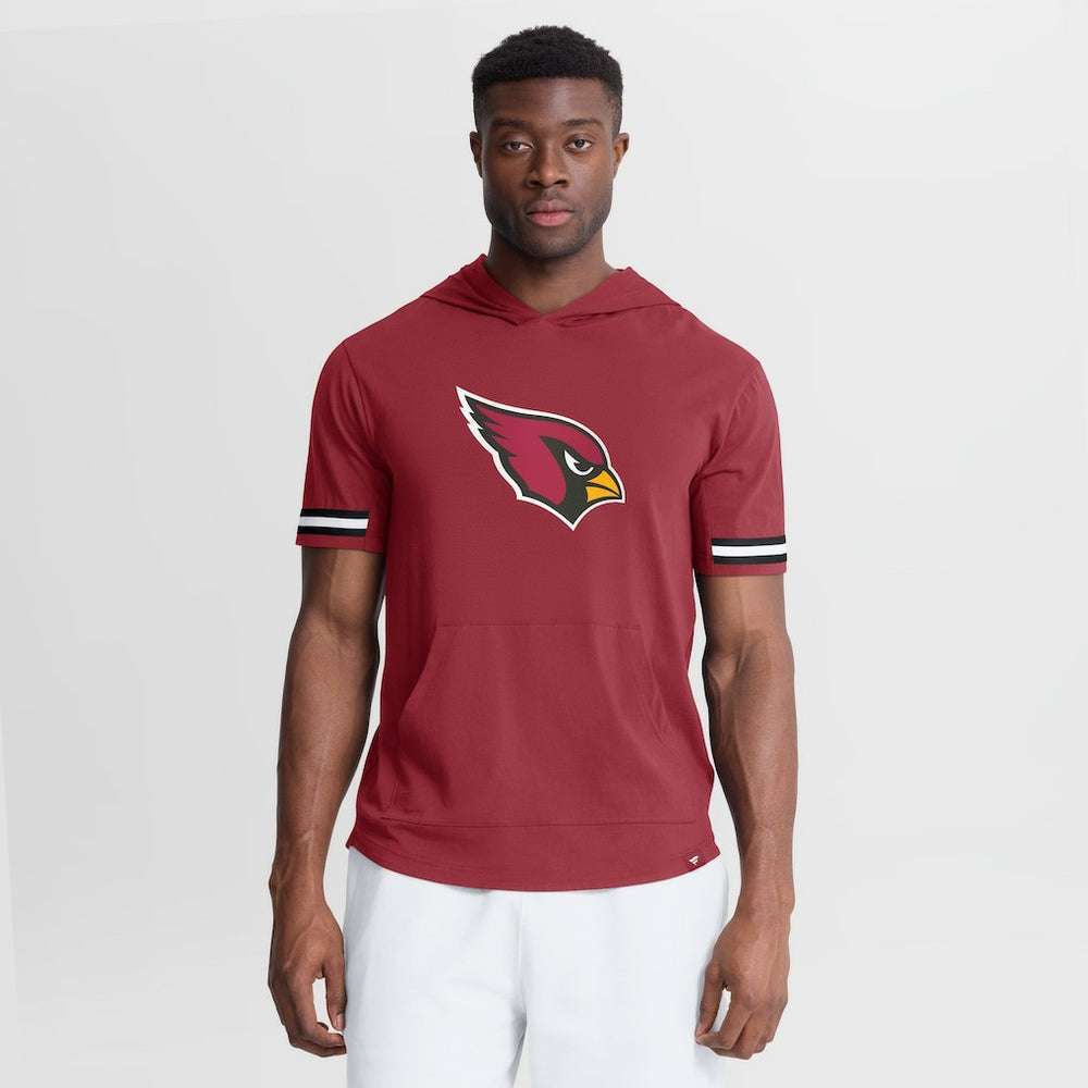 Arizona Cardinals Optimal Play Short Sleeve Hooded T-Shirt Cardinal - Fanatics