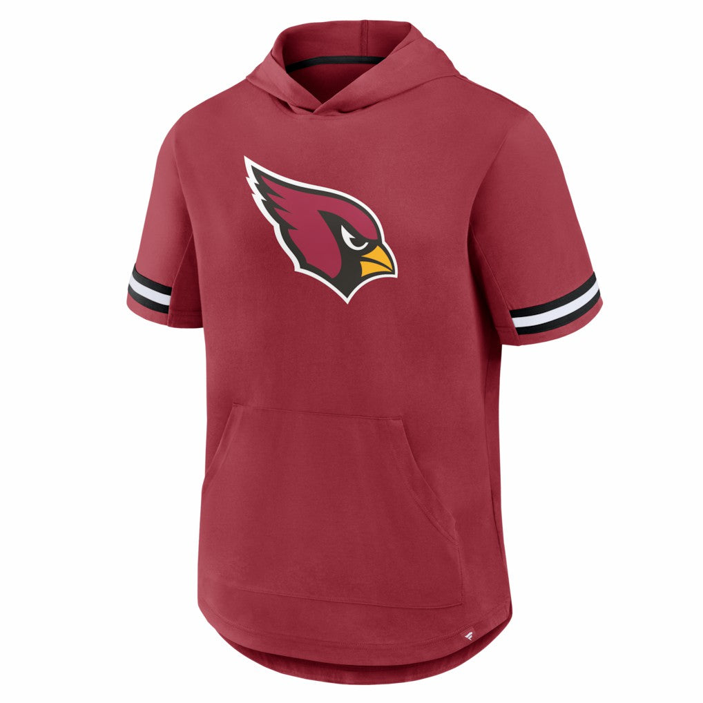 Arizona Cardinals Optimal Play Short Sleeve Hooded T-Shirt Cardinal - Fanatics