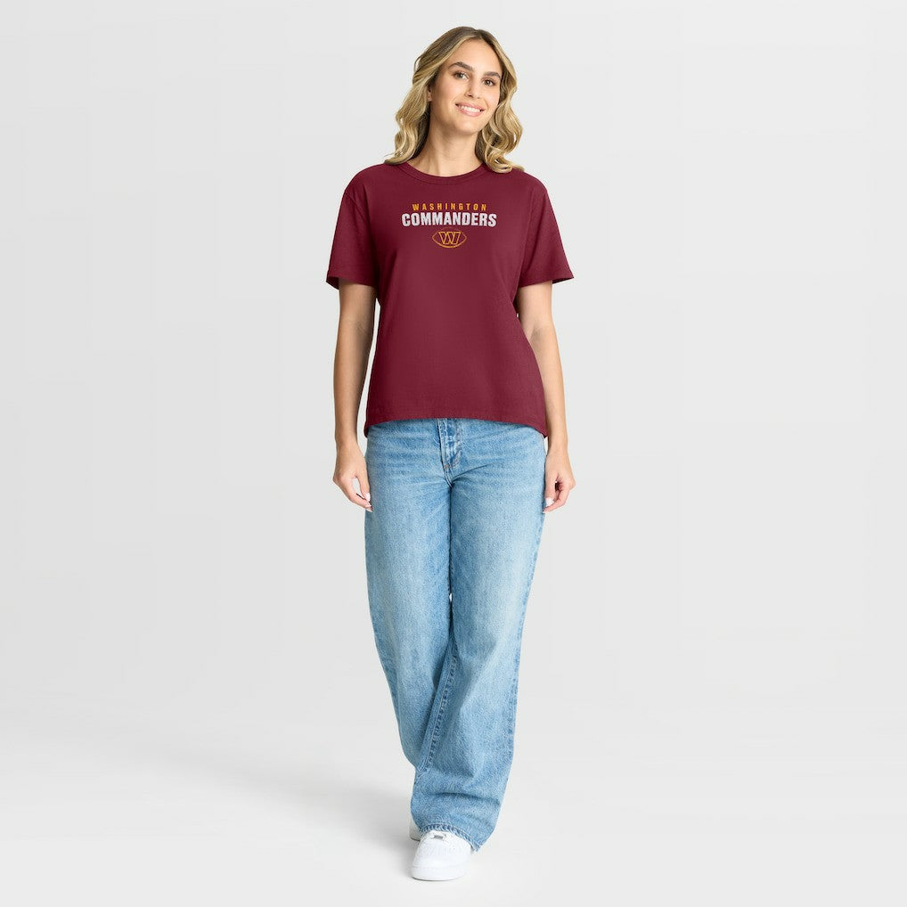 Washington Commanders Women's Fade Legacy T-Shirt Burgundy - Fanatics