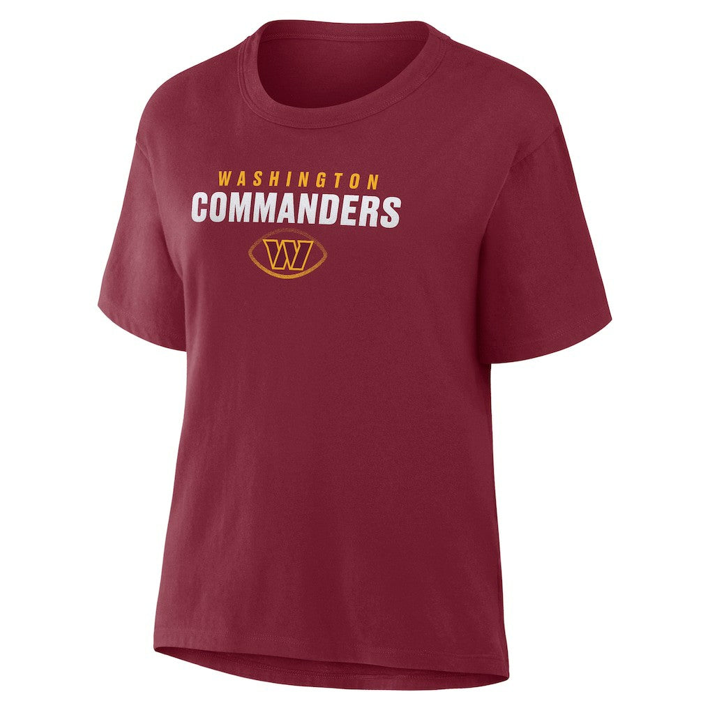 Washington Commanders Women's Fade Legacy T-Shirt Burgundy - Fanatics