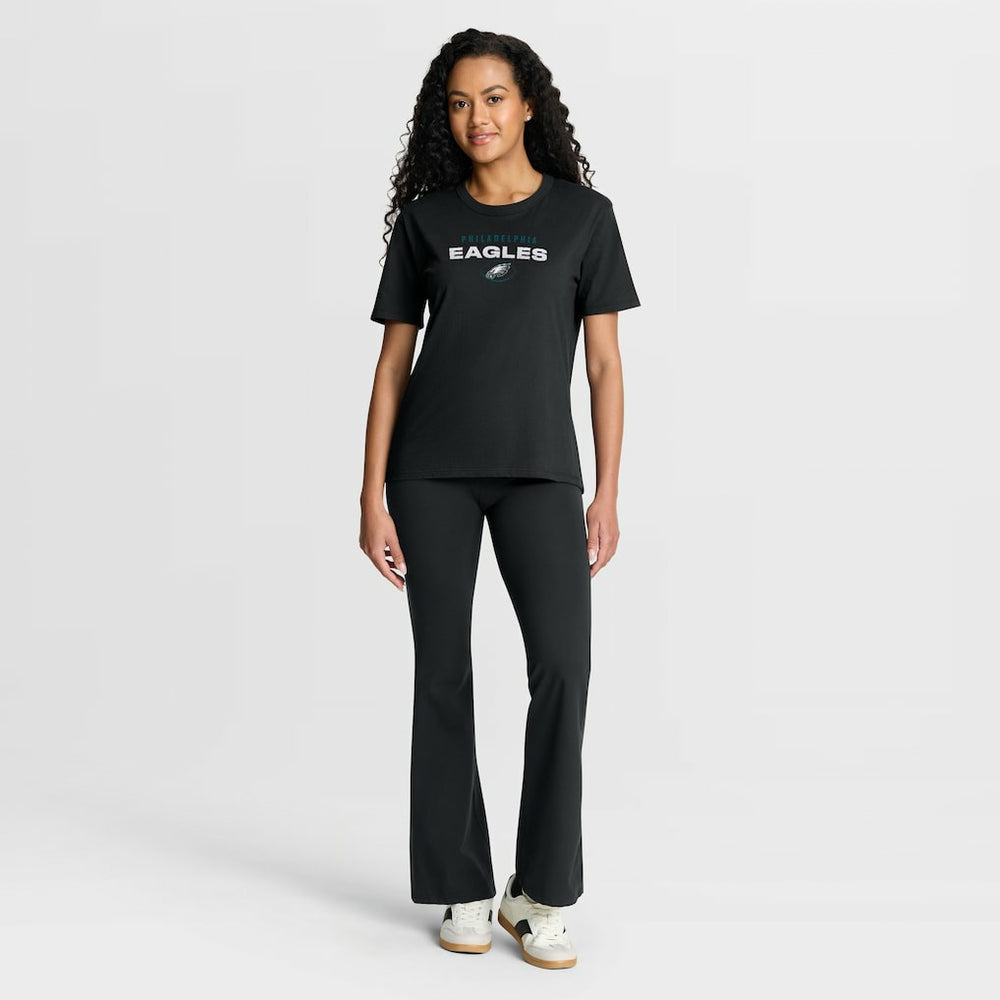 Philadelphia Eagles Women's Fade Legacy T-Shirt Black - Fanatics