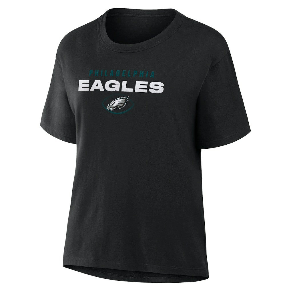 Philadelphia Eagles Women's Fade Legacy T-Shirt Black - Fanatics