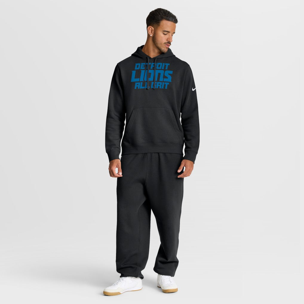 Detroit Lions Local Club Hoodie Black - Nike