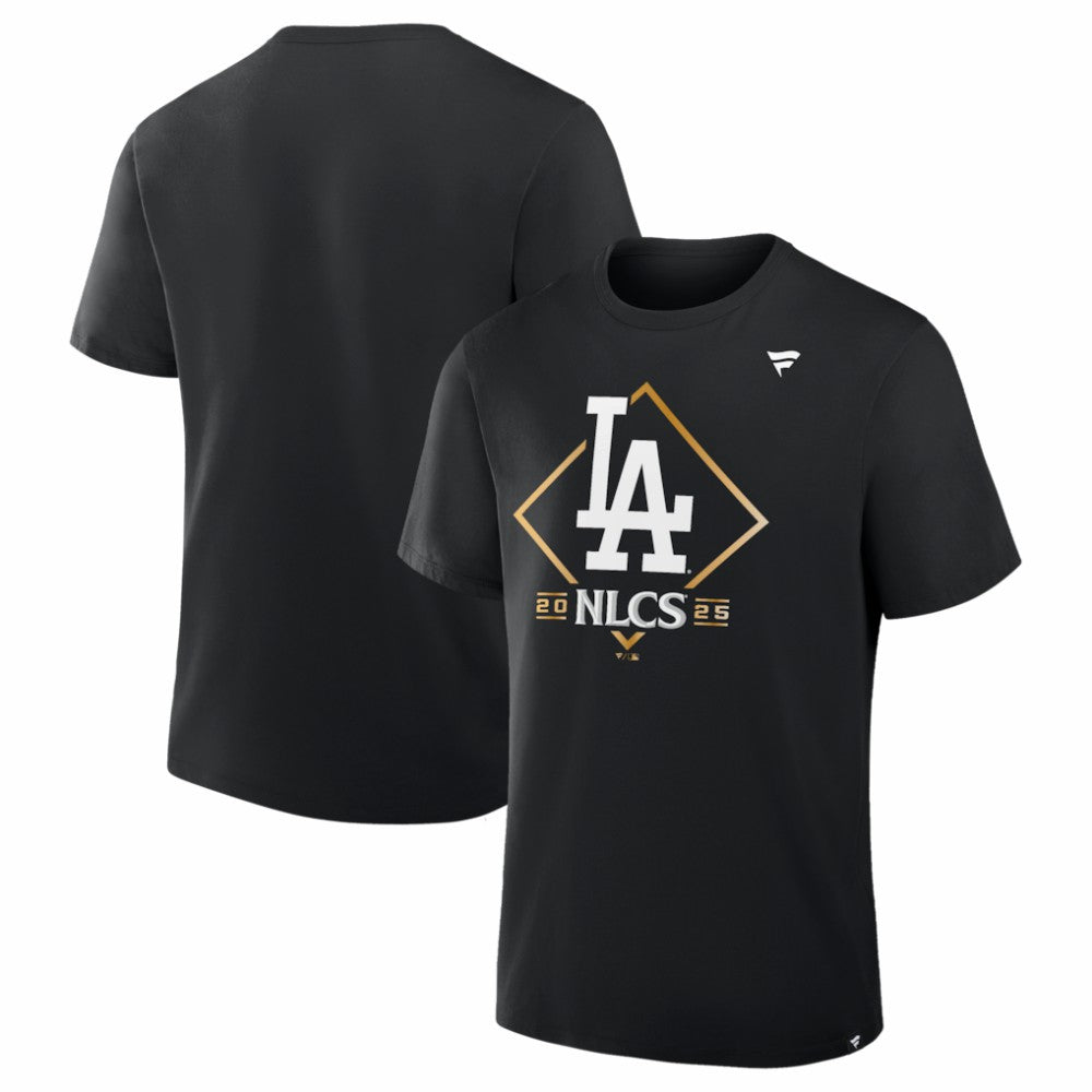 Los Angeles Dodgers Fanatics 2025 National League Division Series Champions Locker Room T-Shirt Lifestyle