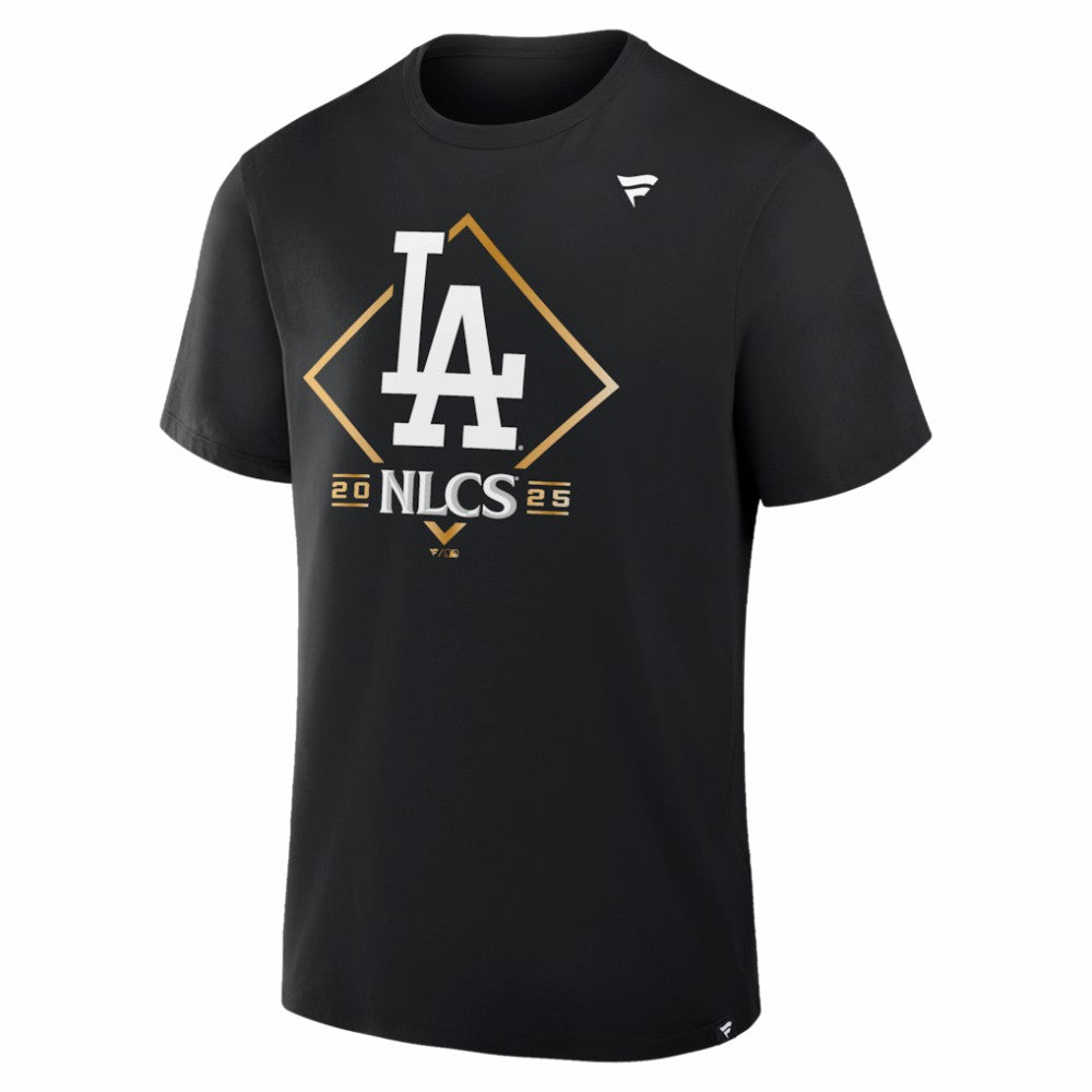 Los Angeles Dodgers Fanatics 2025 National League Division Series Champions Locker Room T-Shirt Lifestyle