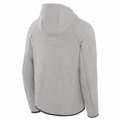 New England Patriots Tech Fleece Raglan Full-Zip Windrunner Hoodie Heather Gray - Nike