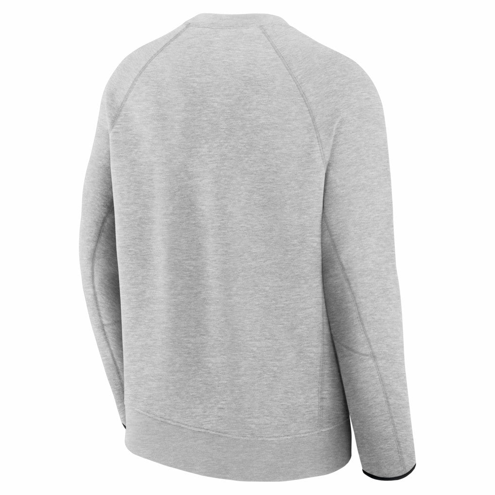 Kansas City Chiefs Tech Fleece Raglan Sweatshirt Heather Gray - Nike