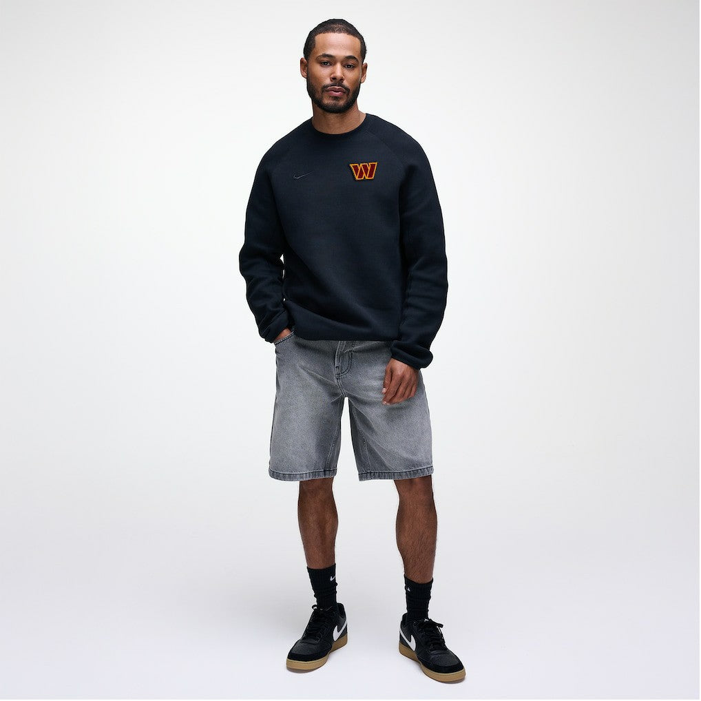 Washington Commanders Tech Fleece Raglan Sweatshirt Black - Nike