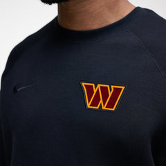 Washington Commanders Tech Fleece Raglan Sweatshirt Black - Nike