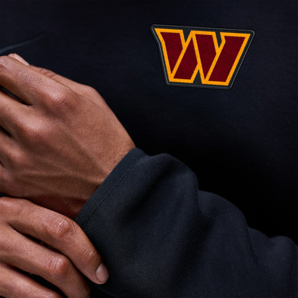 Washington Commanders Tech Fleece Raglan Sweatshirt Black - Nike