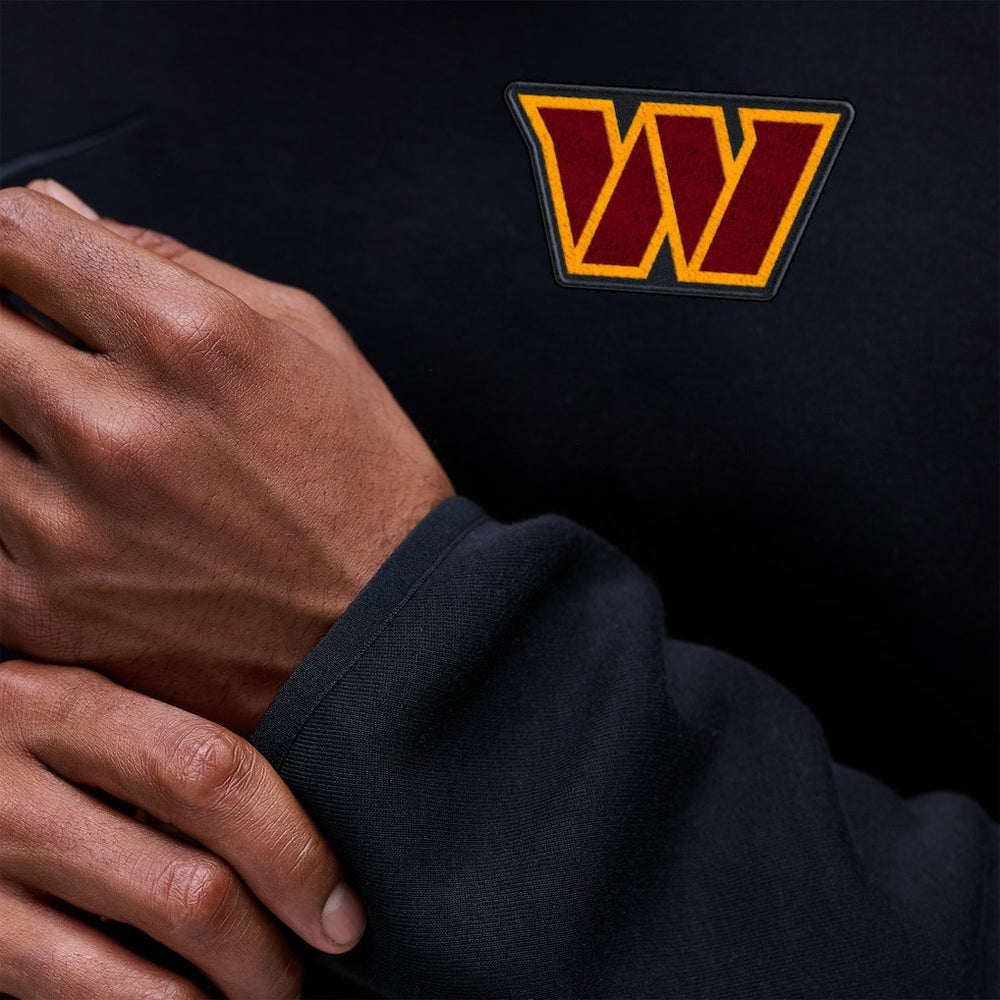 Washington Commanders Tech Fleece Raglan Sweatshirt Black - Nike