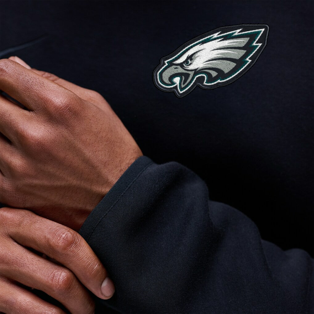 Philadelphia Eagles Tech Fleece Raglan Sweatshirt Black - Nike