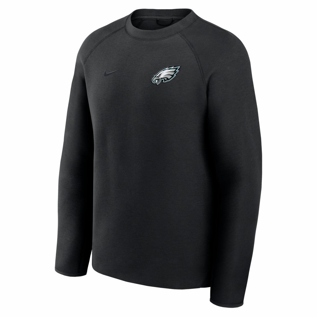 Philadelphia Eagles Tech Fleece Raglan Sweatshirt Black - Nike