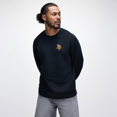 Minnesota Vikings Tech Fleece Raglan Sweatshirt Black - Nike