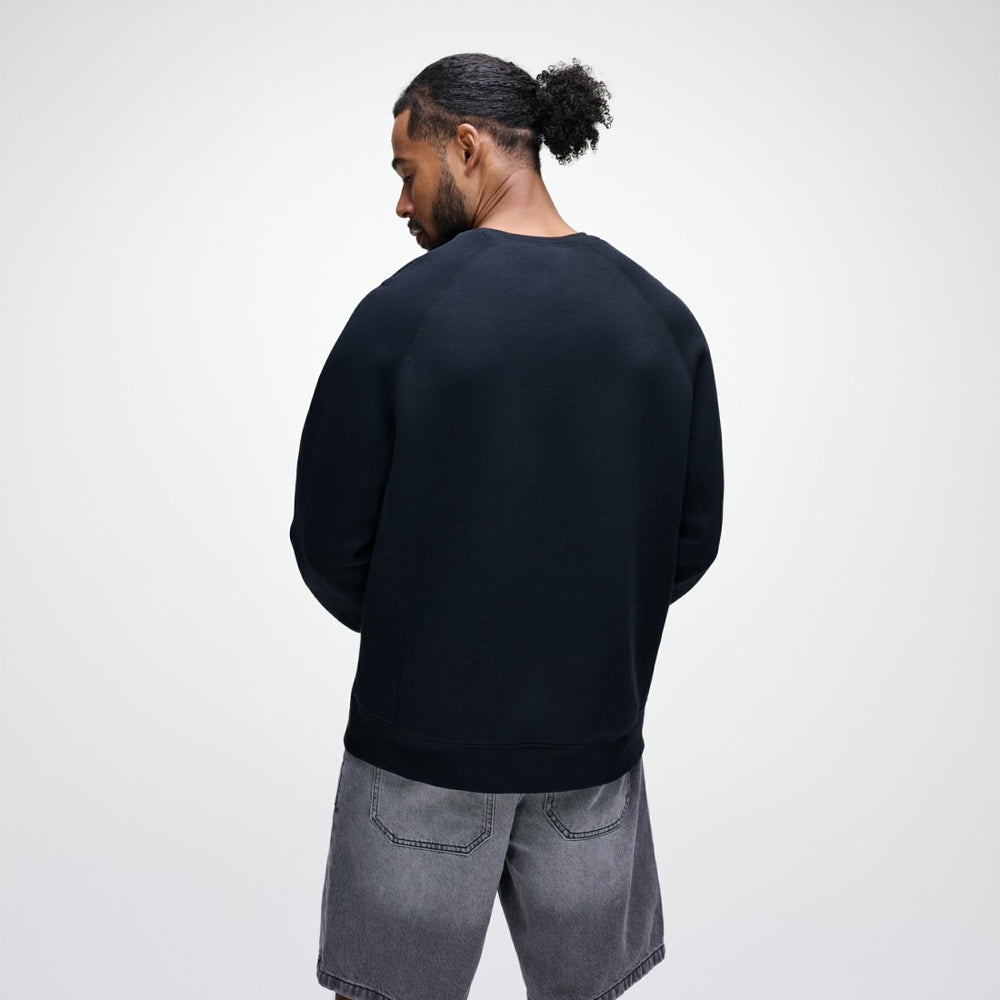 Green Bay Packers Tech Fleece Raglan Sweatshirt Black - Nike