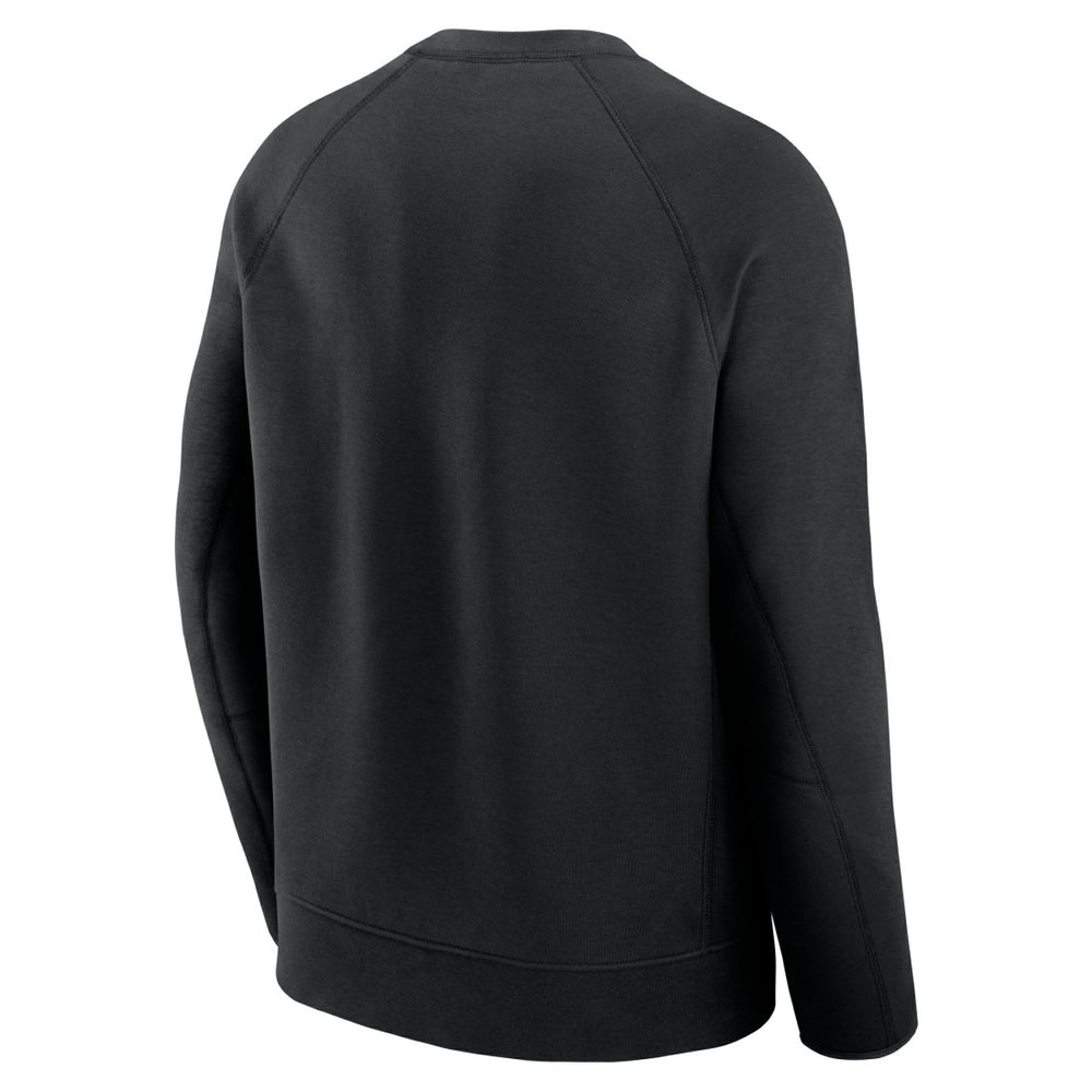 Green Bay Packers Tech Fleece Raglan Sweatshirt Black - Nike