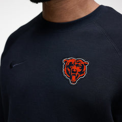 Chicago Bears Tech Fleece Raglan Sweatshirt Black - Nike