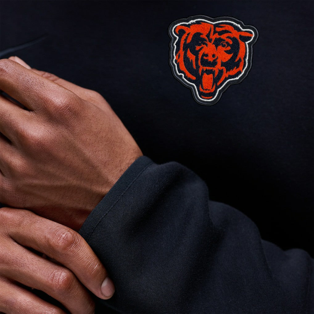 Chicago Bears Tech Fleece Raglan Sweatshirt Black - Nike