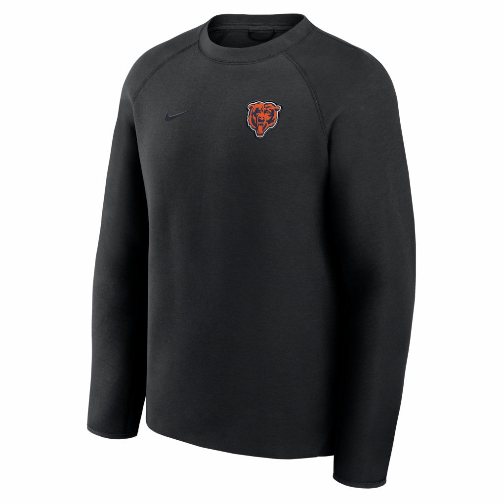 Chicago Bears Tech Fleece Raglan Sweatshirt Black - Nike