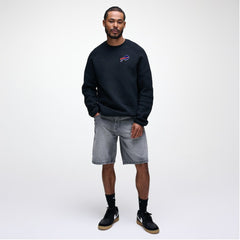 Buffalo Bills Tech Fleece Raglan Sweatshirt Black - Nike