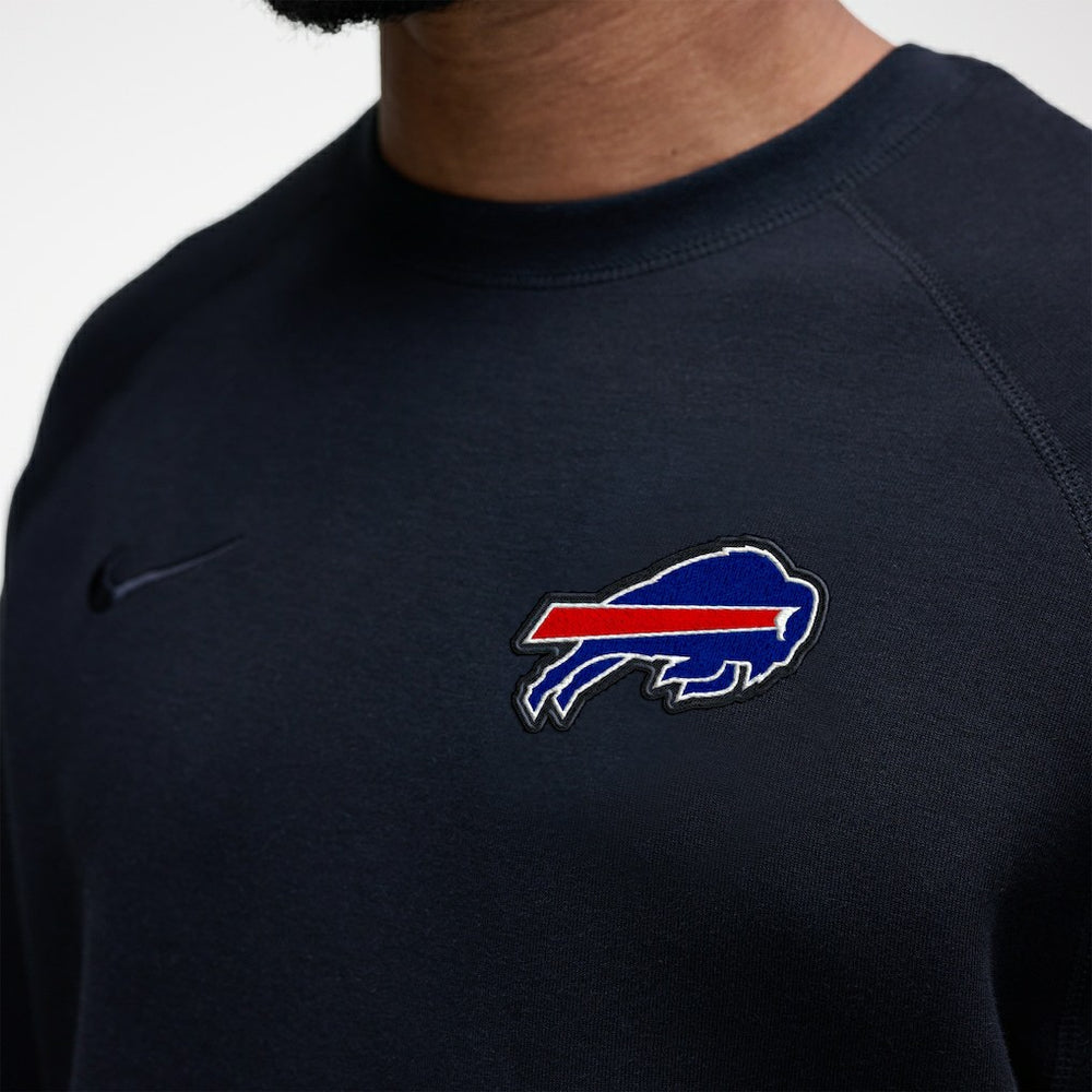 Buffalo Bills Tech Fleece Raglan Sweatshirt Black - Nike