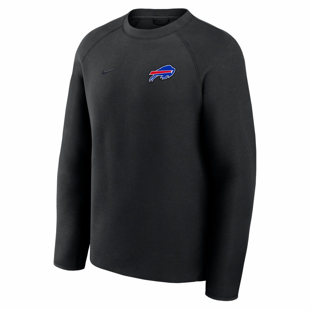 Buffalo Bills Tech Fleece Raglan Sweatshirt Black - Nike