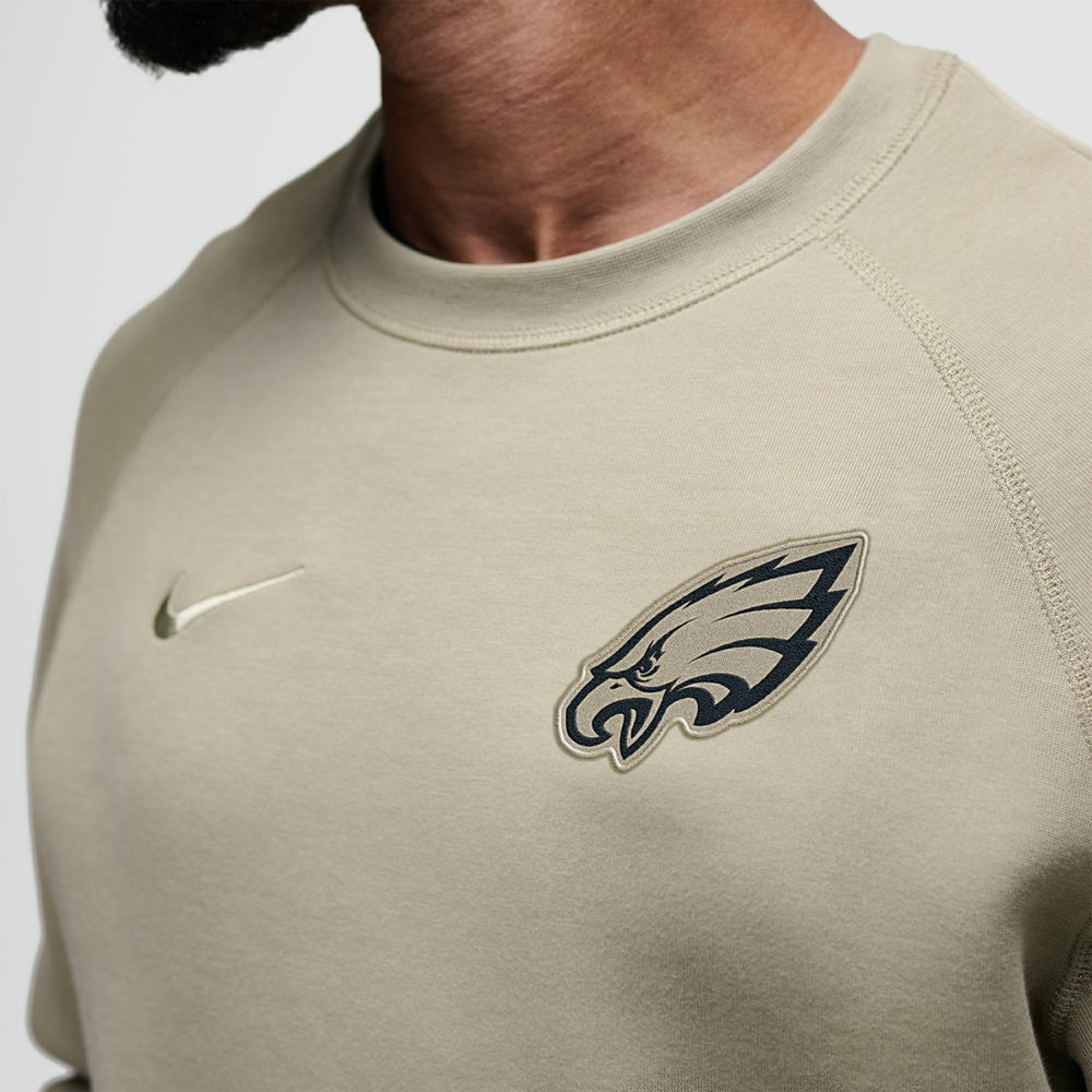 Philadelphia Eagles Tech Fleece Raglan Sweatshirt Olive - Nike