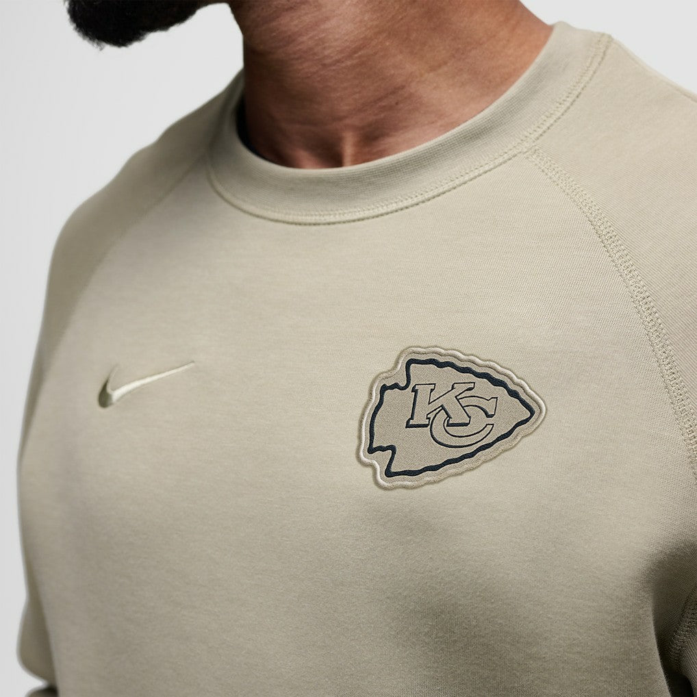 Kansas City Chiefs Tech Fleece Raglan Sweatshirt Olive - Nike