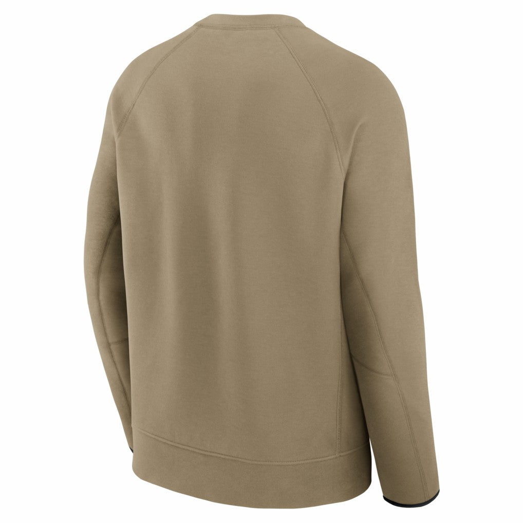 Green Bay Packers Tech Fleece Raglan Sweatshirt Olive - Nike