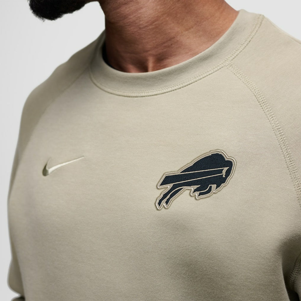 Buffalo Bills Tech Fleece Raglan Sweatshirt Olive - Nike