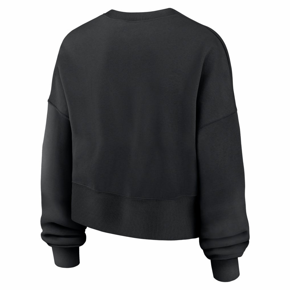 Chicago Bears Women's Oversized High Hip Legacy Arch Phoenix Fleece Sweatshirt Black - Nike