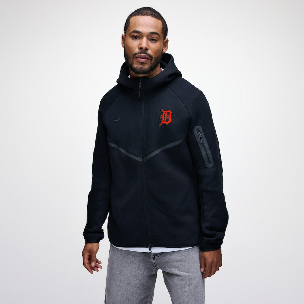 Detroit Tigers Nike Tech Fleece Raglan Full-Zip Windrunner Hoodie Online