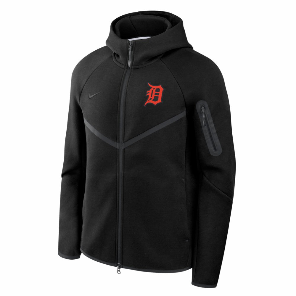 Detroit Tigers Nike Tech Fleece Raglan Full-Zip Windrunner Hoodie Online
