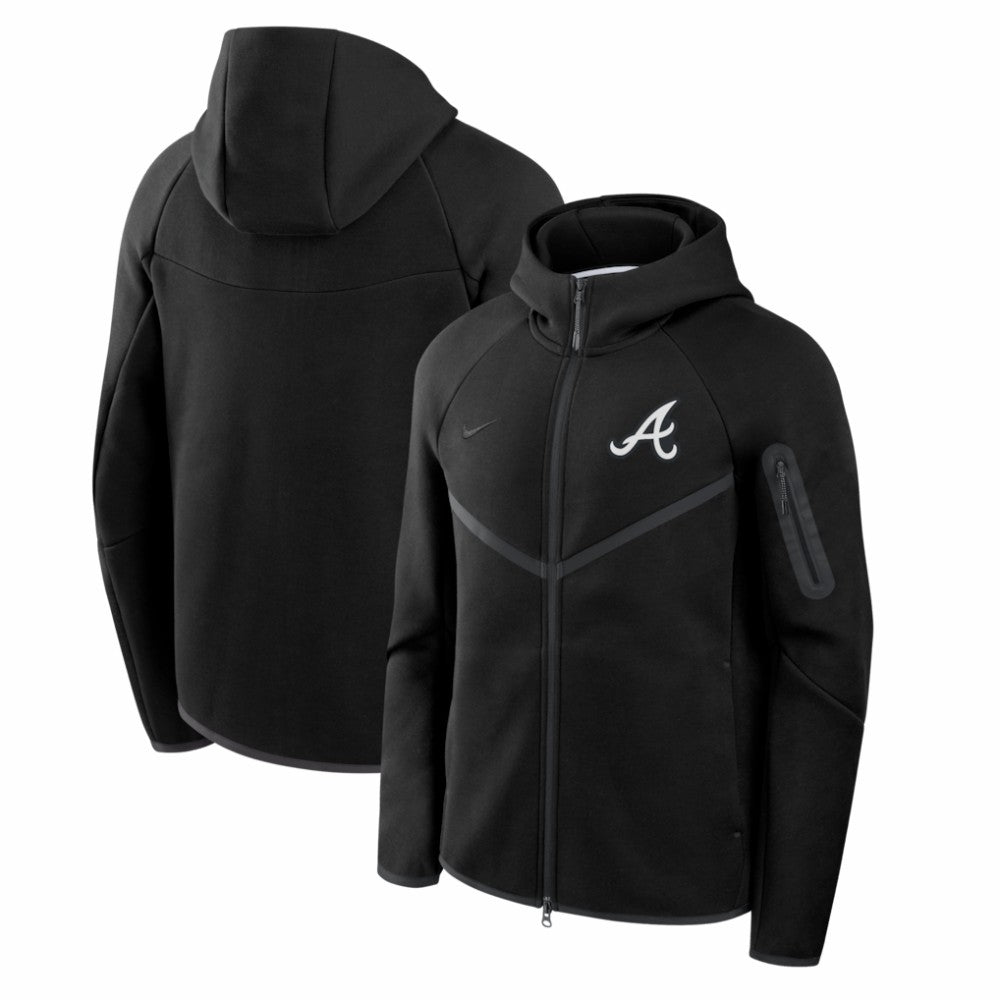 Atlanta Braves Nike Tech Fleece Raglan Full-Zip Windrunner Hoodie Sale
