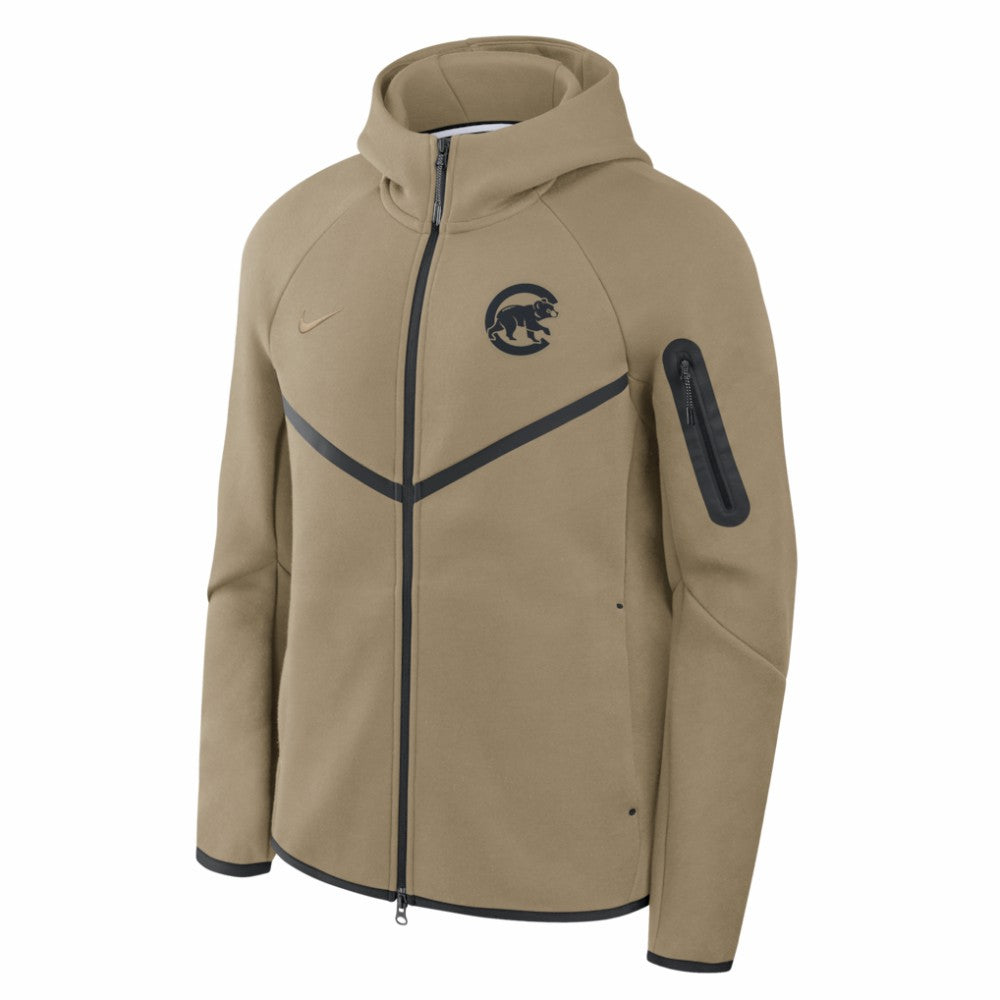 Chicago Cubs Nike Tech Fleece Raglan Full-Zip Windrunner Hoodie Online