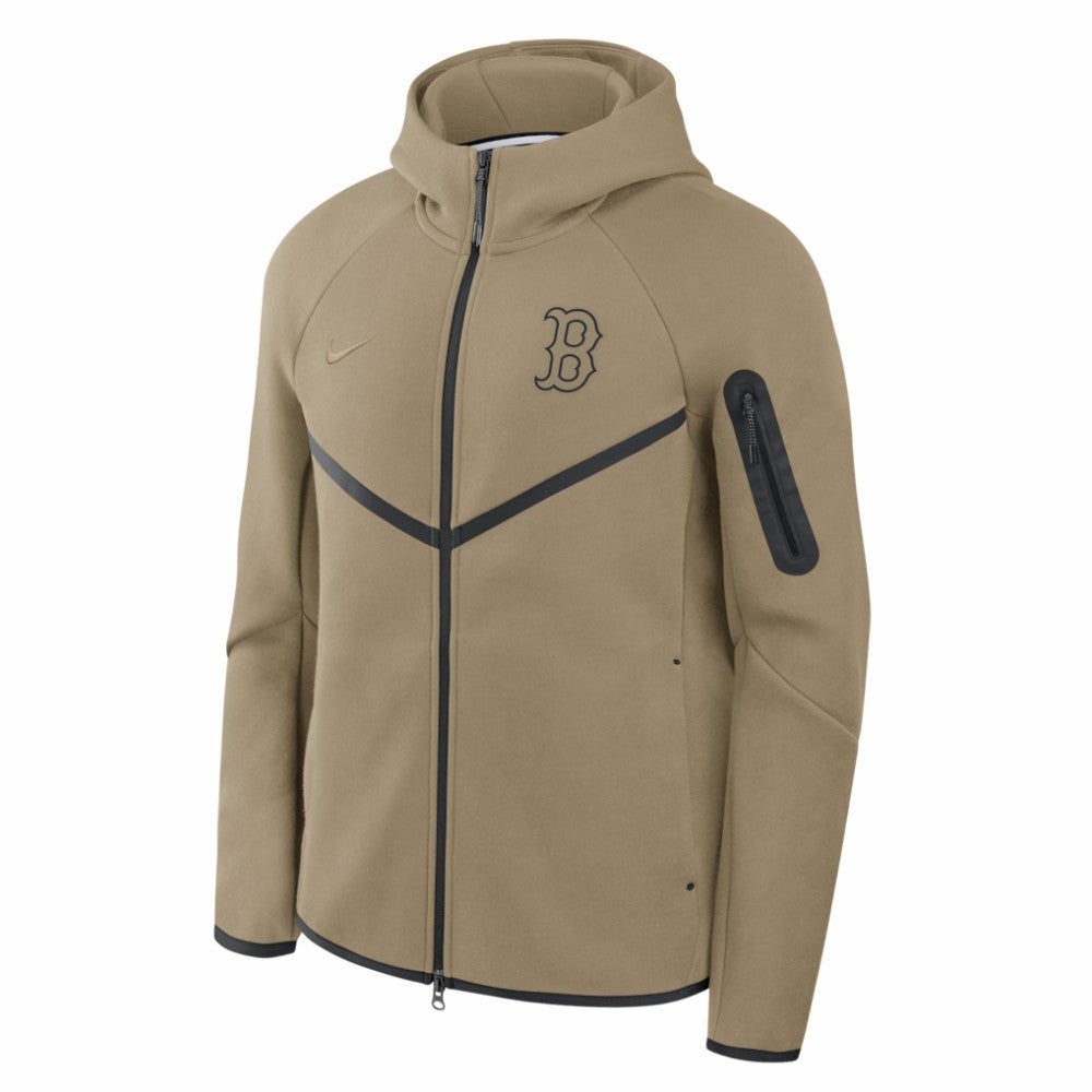 Boston Red Sox Nike Tech Fleece Raglan Full-Zip Windrunner Hoodie Clearance