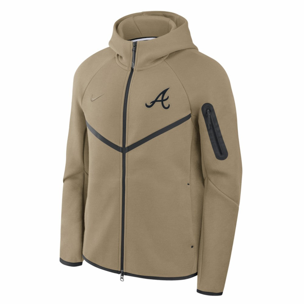 Atlanta Braves Nike Tech Fleece Raglan Full-Zip Windrunner Hoodie Online
