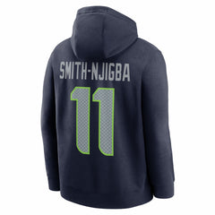 Jaxon Smith-Njigba Seattle Seahawks Name & Number Fleece Hoodie Navy - Nike