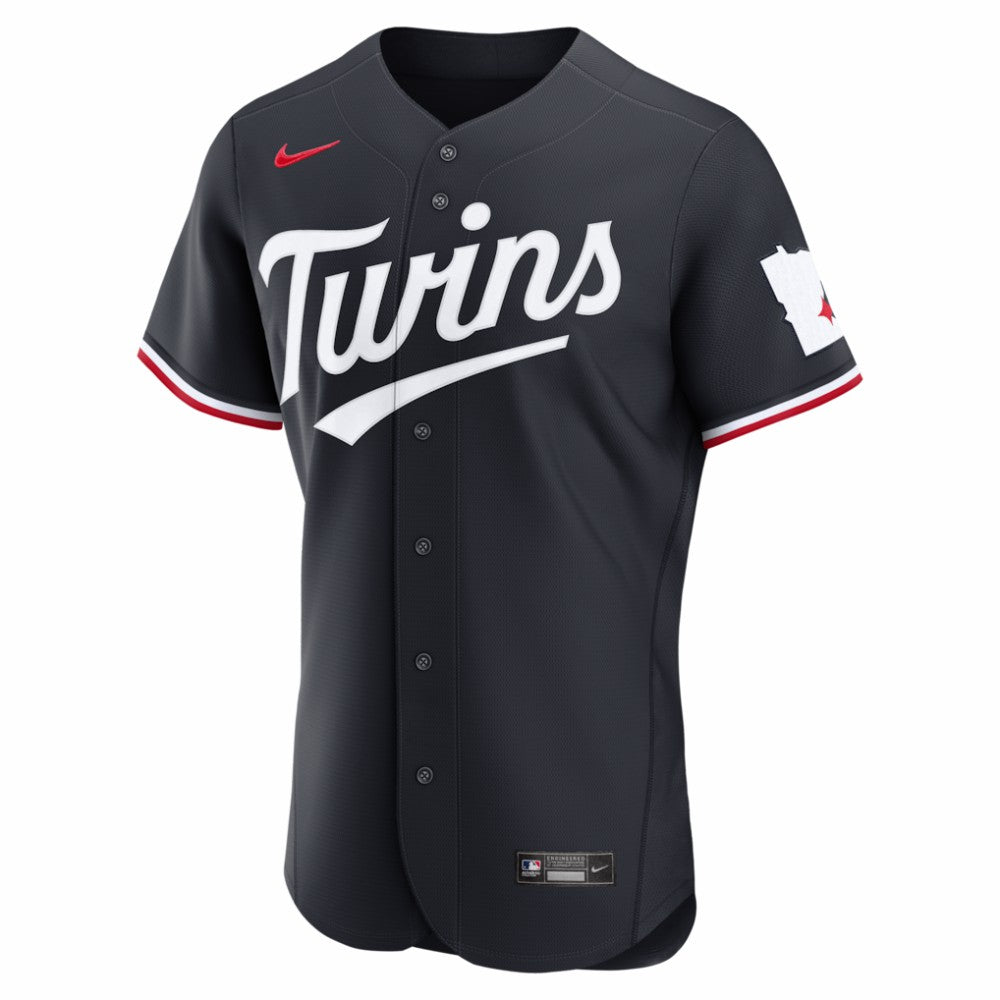 Minnesota Twins Nike Alternate Authentic Jersey - Navy | MLB Jerseys