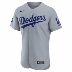 Los Angeles Dodgers Nike Road Sponsor Patch Authentic Jersey Clearance