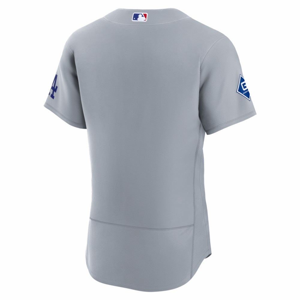 Los Angeles Dodgers Nike Road Sponsor Patch Authentic Jersey Clearance