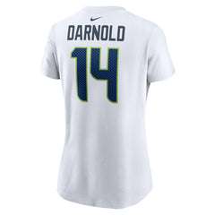 Sam Darnold Seattle Seahawks Women's Player Name & Number T-Shirt White - Nike