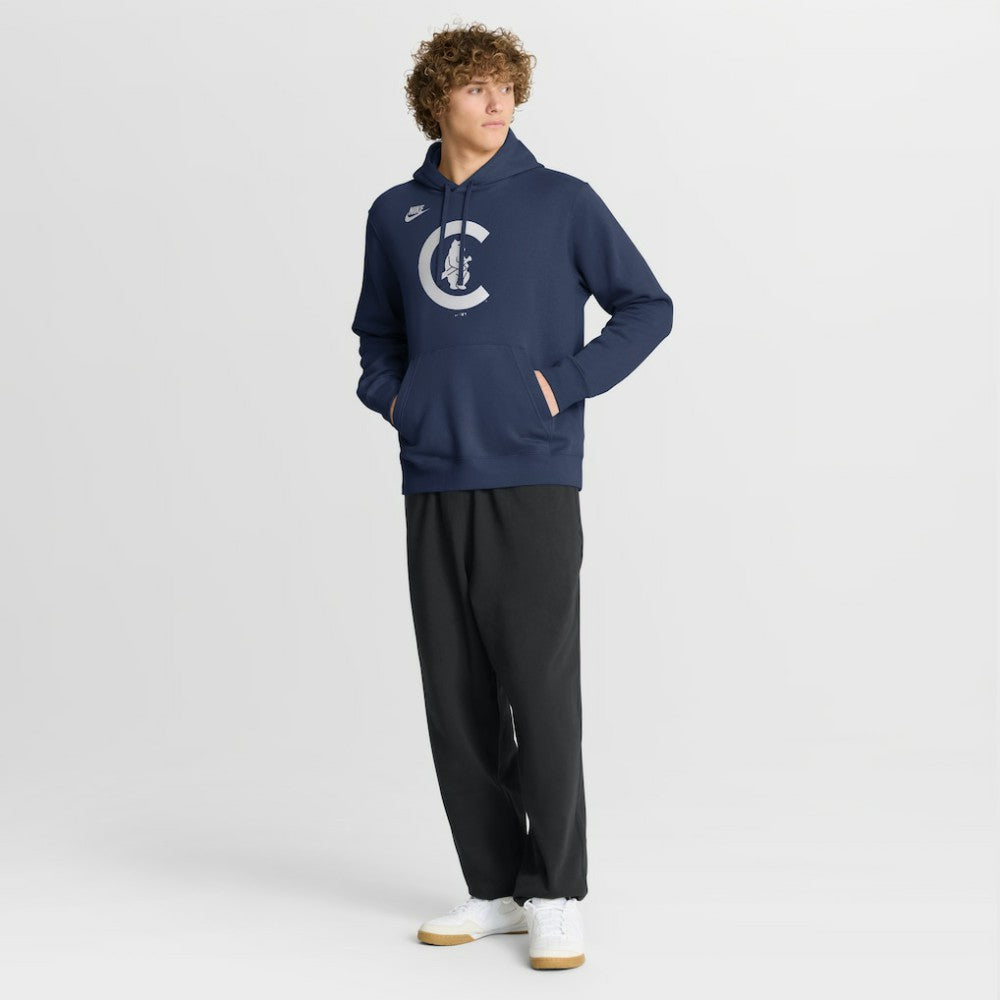 Chicago Cubs Nike Cooperstown Collection Logo Club Hoodie for sale